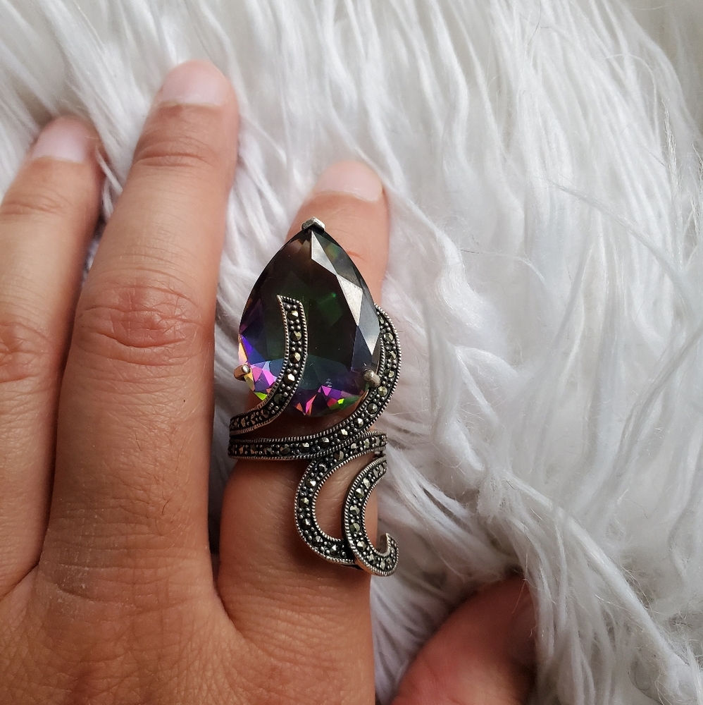 Statement 925 Silver Ring - image 2